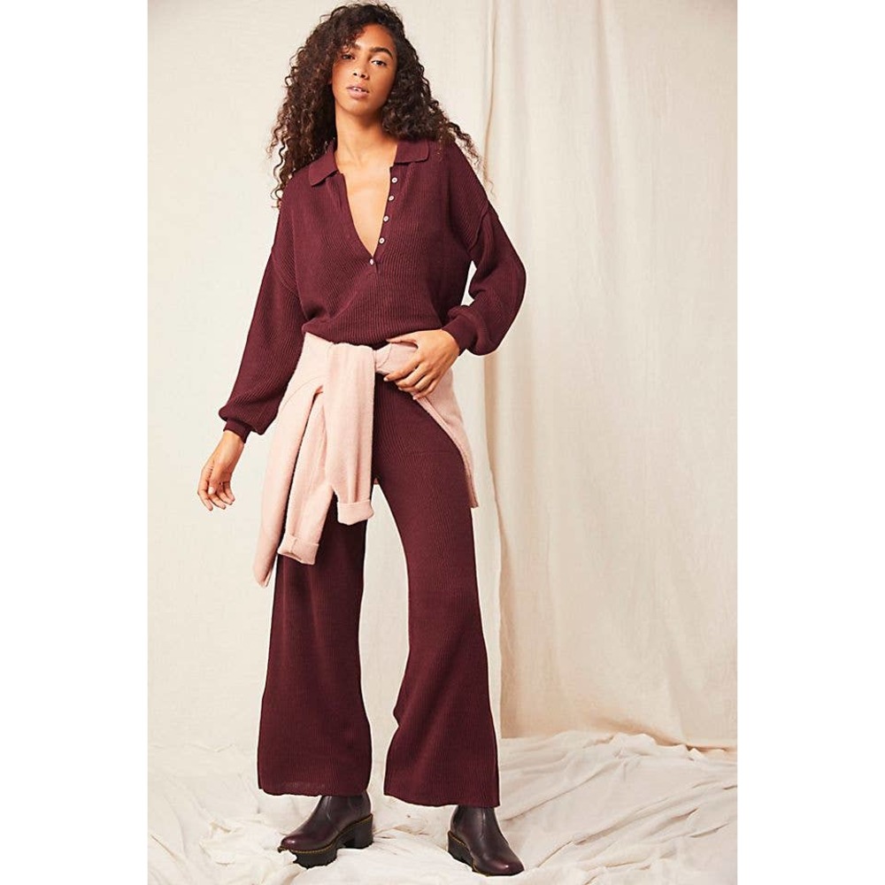 Free People Picnic Sweater Set XS NEW